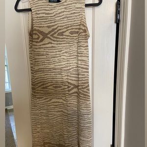 Patterned Ralph Lauren sleeveless dress